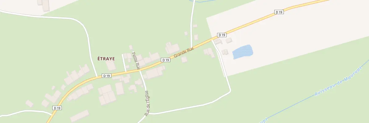 Plan du 9 Gr Grande Rue à Étraye