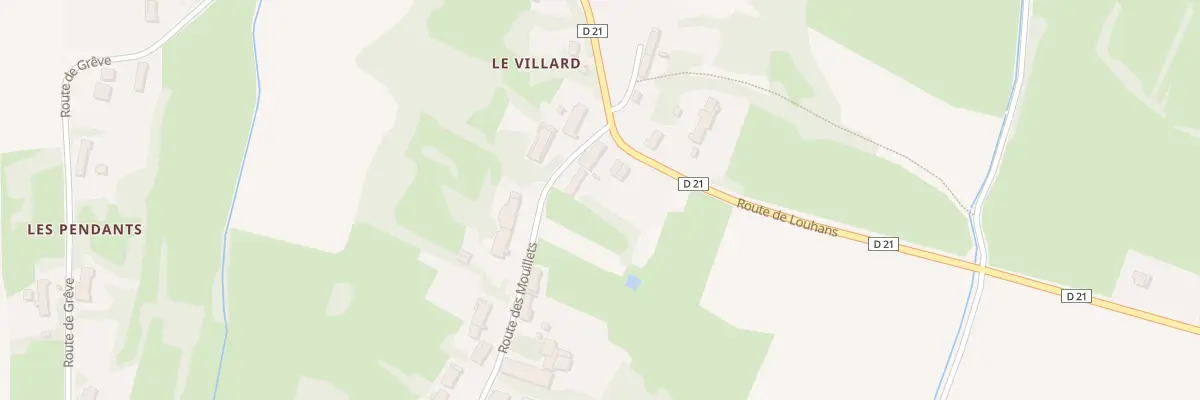 Plan du 3 Rte des Mouillets à Flacey-en-Bresse