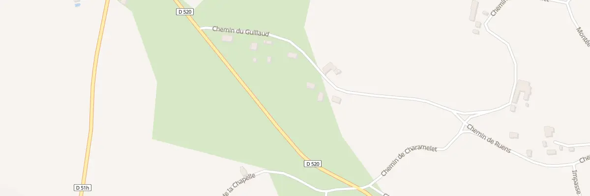 Plan du 16B Che du Guillaud à Biol