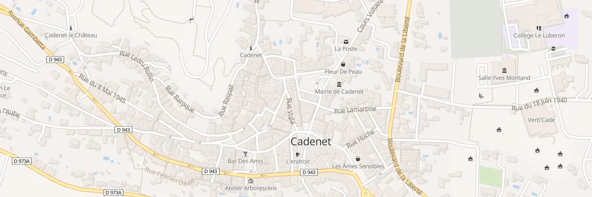 Plan du 7 Rue Denfert Rochereau à Cadenet