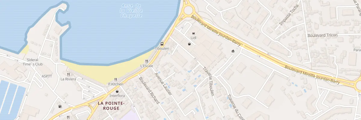 Plan du 8 Bd Tiboulen à Marseille 8e Arrondissement