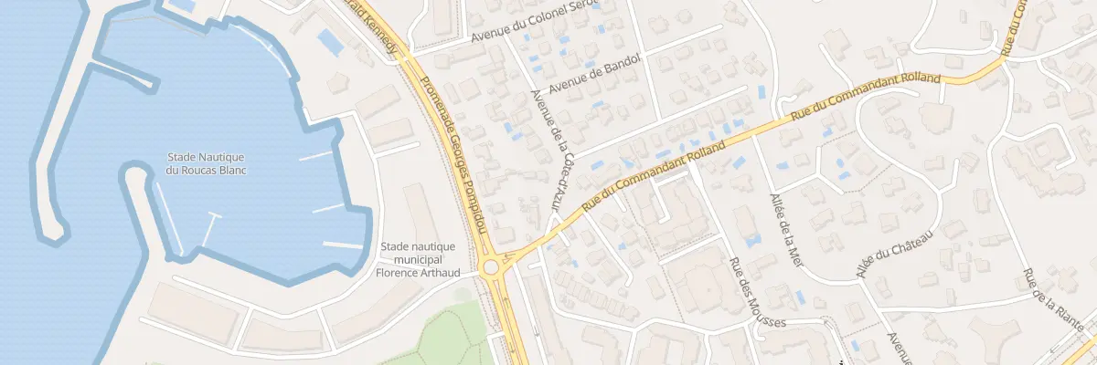 Plan du 18 Av de la Cote d’Azur à Marseille 8e Arrondissement