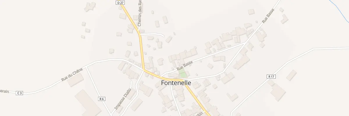 Plan du 5 Rue Basse à Fontenelle