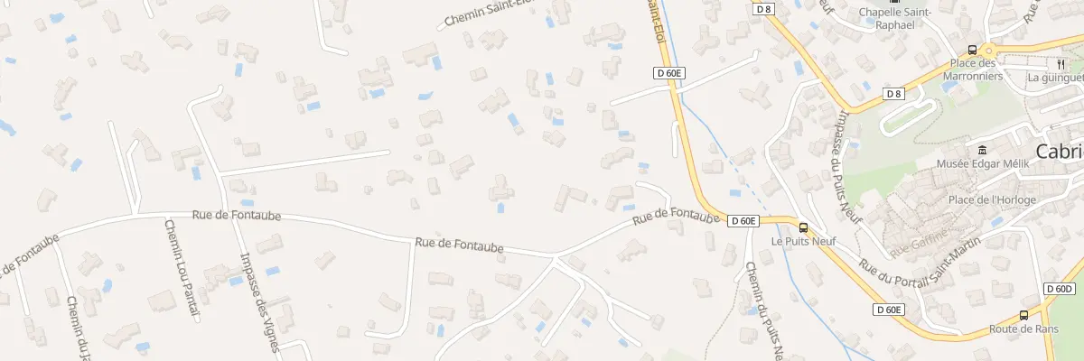 Plan du 144 Rte de Fontaube à Cabriès