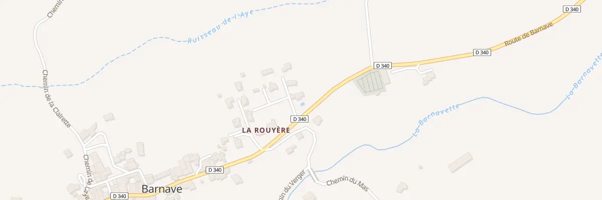 Plan du 5001 La Rouyère à Barnave