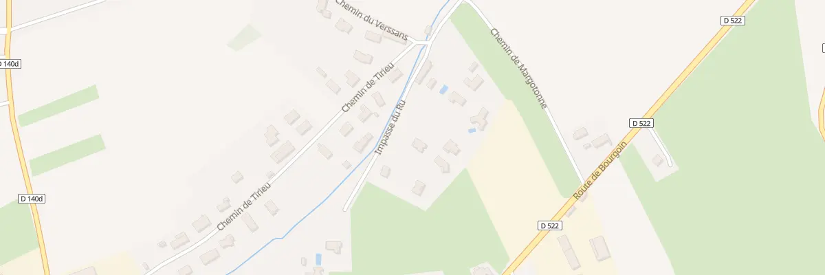 Plan du 3 Imp du Ru à Soleymieu