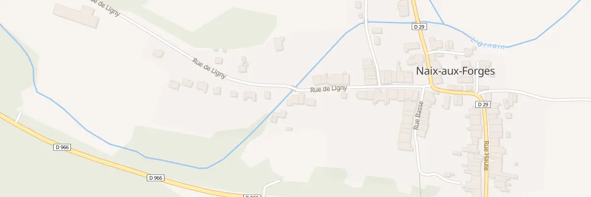 Plan du 25 Rue de Ligny à Naix-aux-Forges