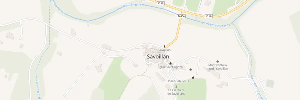 Plan du 5021 Le Village à Savoillan