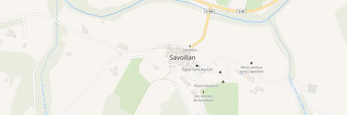 Plan du 5045 Le Village à Savoillan