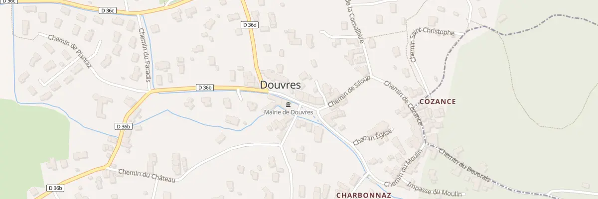 Plan du 1 Pl de la Babilliere à Douvres