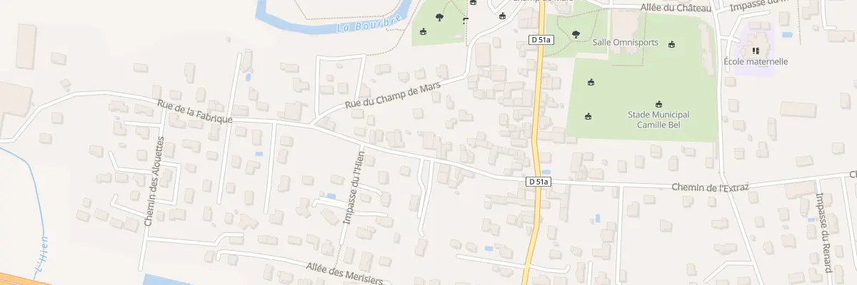 Plan du 16 Rue de la Fabrique à Cessieu