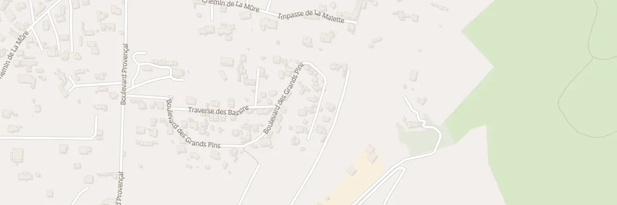Plan du 52 Bd des Grands Pins à Marseille 15e Arrondissement