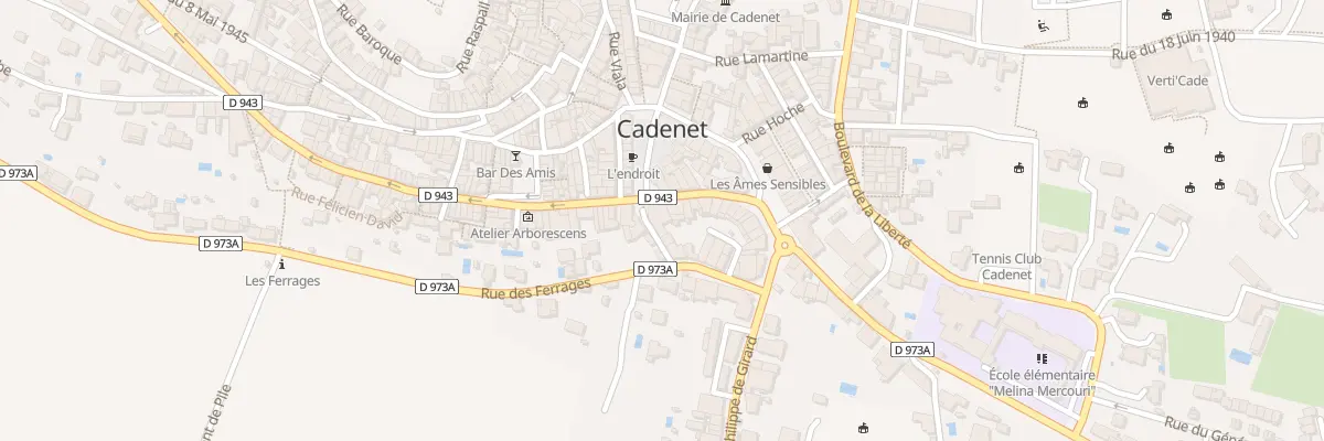 Plan du 1 Rue Louis Blanc à Cadenet