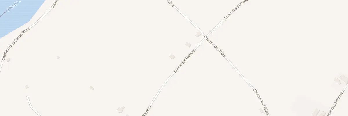 Plan du 465 Rte des Barrées à Izeron
