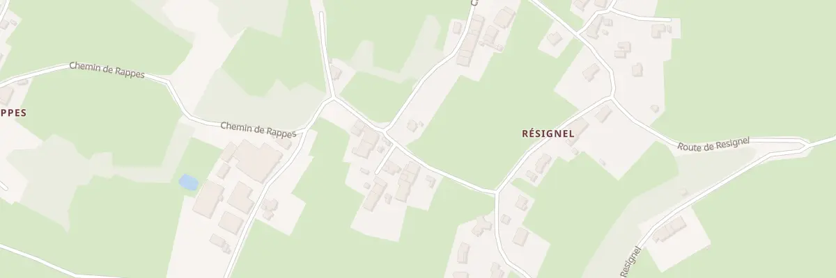 Plan du 463 Chem de Rappe à Neuville-sur-Ain