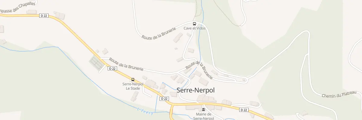 Plan du 41B Che des Caves et Vidos à Serre-Nerpol
