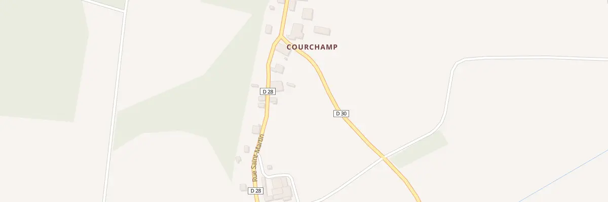 Plan du 3A Rue Saint Martin à Chaume-et-Courchamp