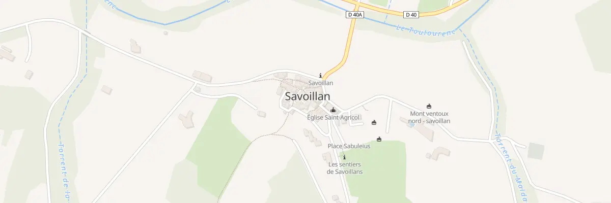 Plan du 5038 Le Village à Savoillan