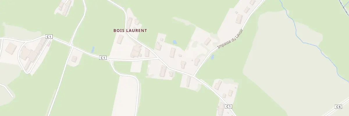 Plan du 10 Rte Principale du Bois Laurent à Augea
