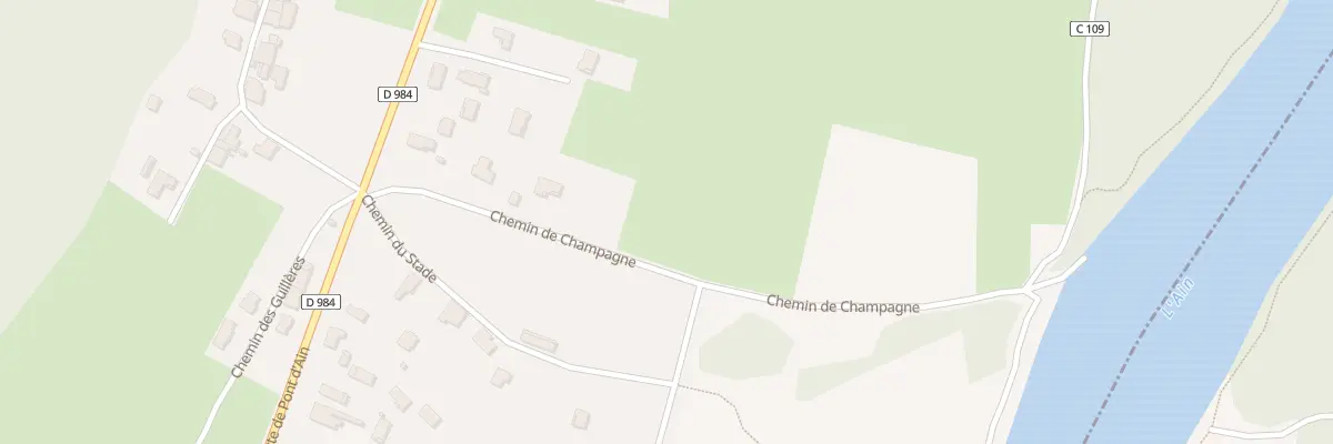 Plan du 141 Che de Champagne à Neuville-sur-Ain