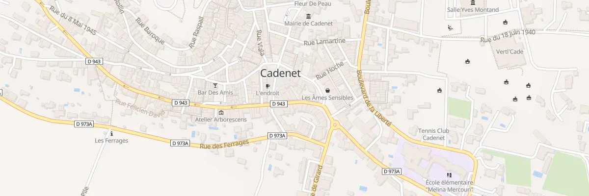Plan du 4 Av Gambetta à Cadenet