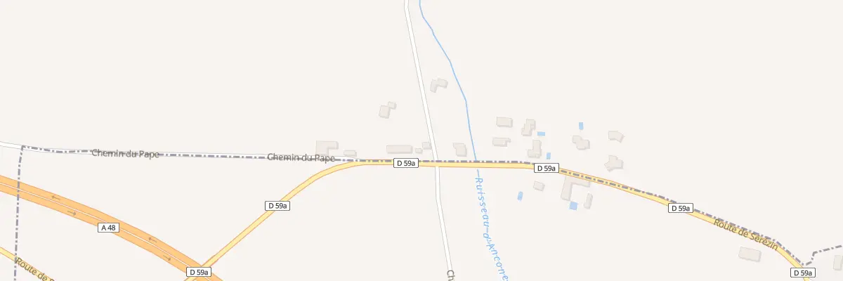 Plan du 2585 Rte de Saint Victor à Sérézin-de-la-Tour