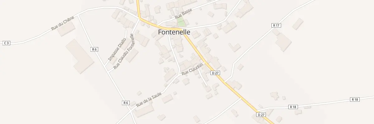 Plan du 4 Rue Claudon à Fontenelle