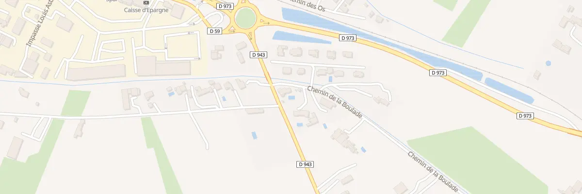 Plan du 20 Che de Boulade à Cadenet