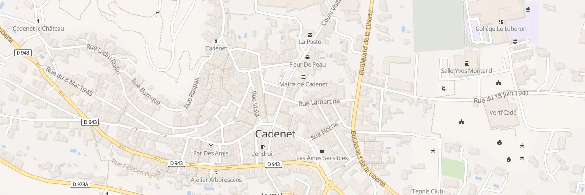Plan du 3 Rue Lamartine à Cadenet