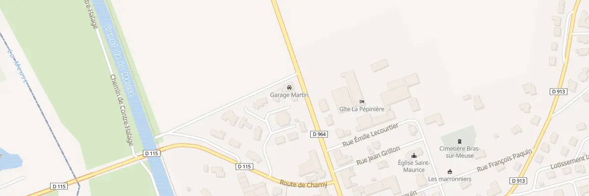 Plan du 35 Av Raymond Poincare à Bras-sur-Meuse
