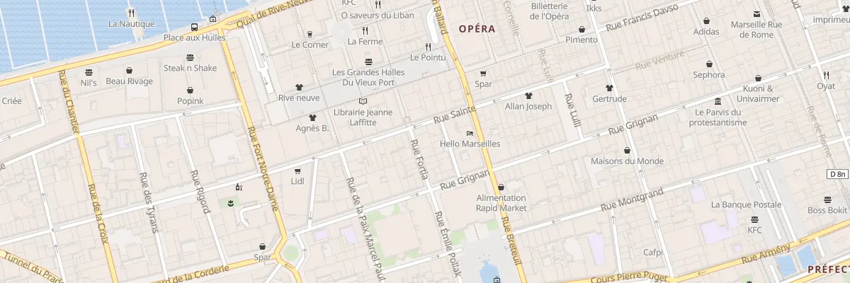 Plan du 15 Rue fortia à Marseille 1er Arrondissement