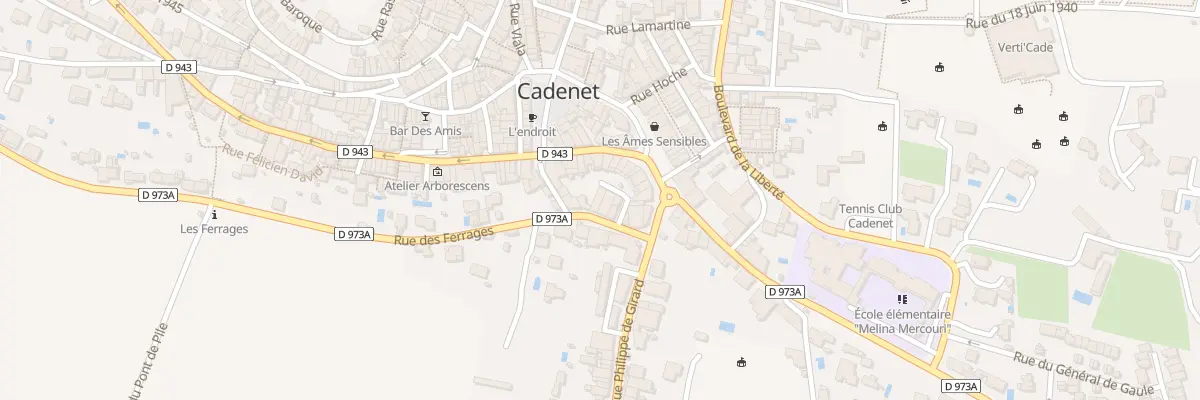 Plan du 3 Rue Louis Blanc à Cadenet