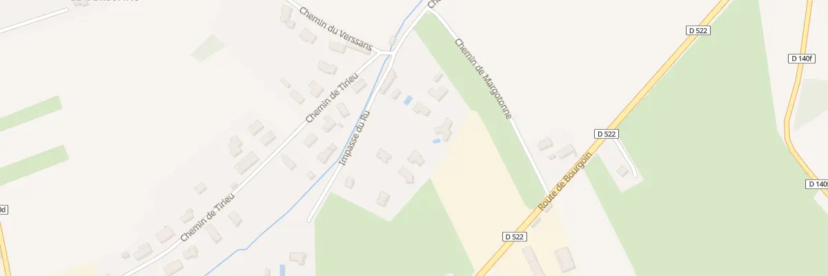 Plan du 2 Imp du Ru à Soleymieu
