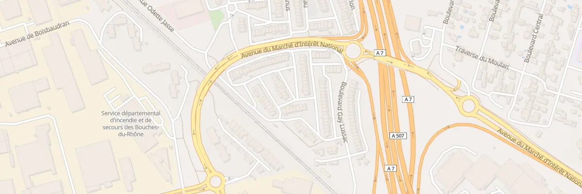 Plan du 19 Rue uranus à Marseille 15e Arrondissement