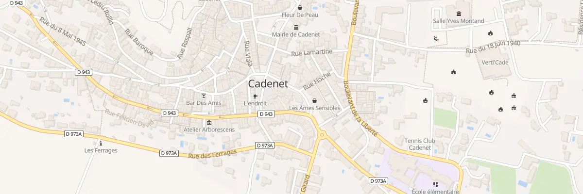 Plan du 3 Rue Kleber à Cadenet