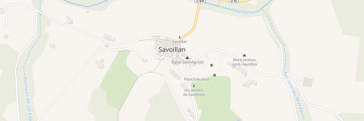 Plan du 5068 Le Village à Savoillan
