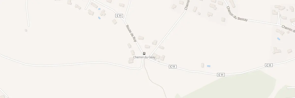 Plan du 1 Che du Geay à Cessieu