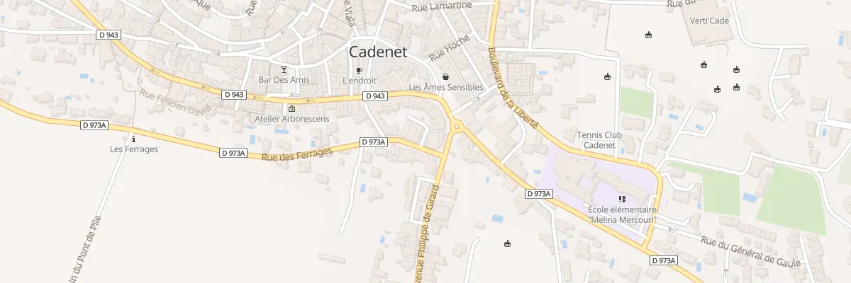 Plan du 7 Rue Louis Blanc à Cadenet