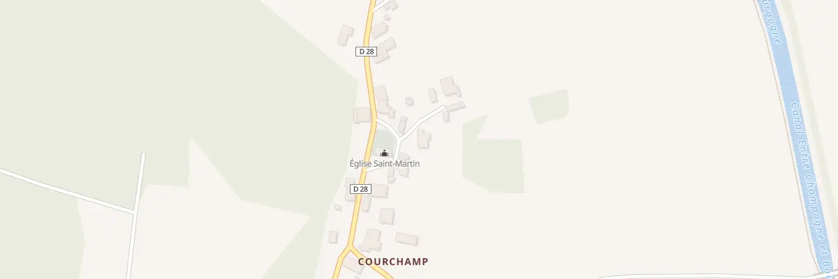 Plan du 6 Rue de la Cure à Chaume-et-Courchamp