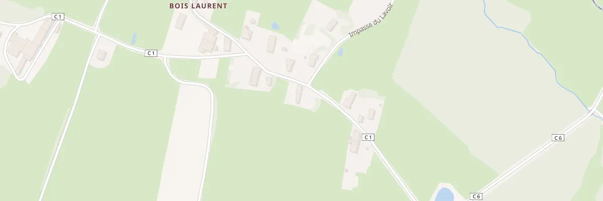 Plan du 5 Rte Principale du Bois Laurent à Augea