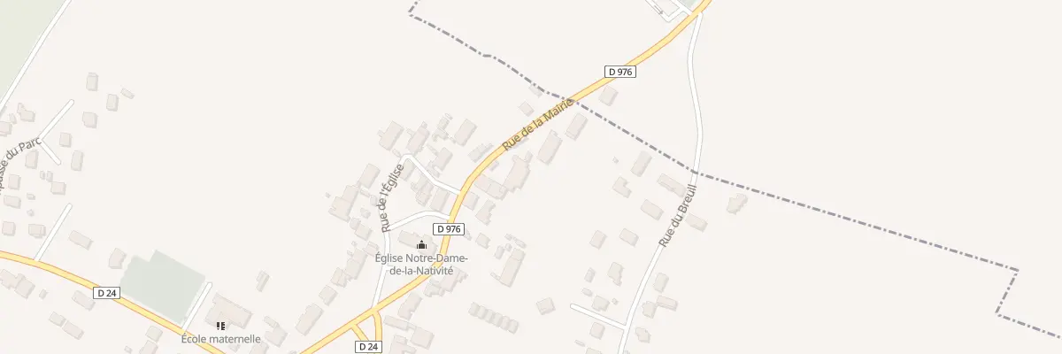 Plan du 14 Rue de la Mairie à Athée