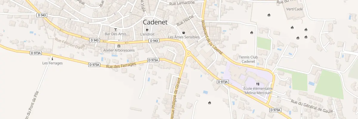 Plan du 9 Rue Louis Blanc à Cadenet