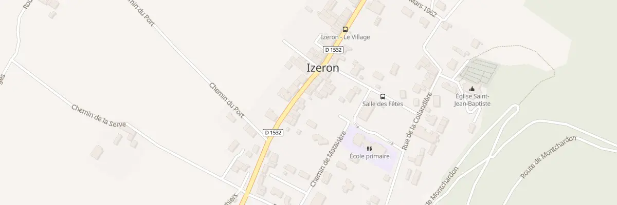 Plan du 241 Rue Grande Rue à Izeron