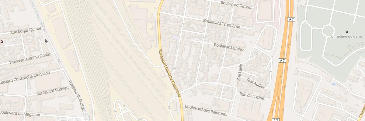 Plan du 10 Bd Barbes à Marseille 14e Arrondissement