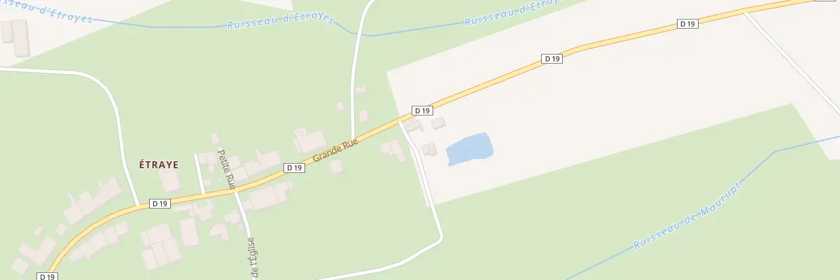 Plan du 3 Gr Grande Rue à Étraye
