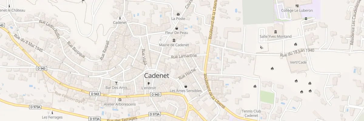 Plan du 11 Rue Jean-Jacques Rousseau à Cadenet