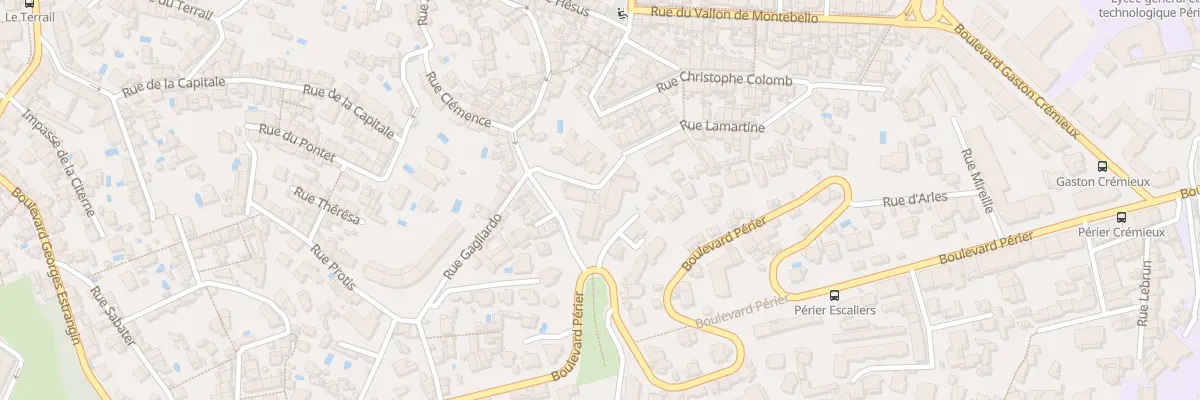 Plan du 272 Bd Perier à Marseille 8e Arrondissement