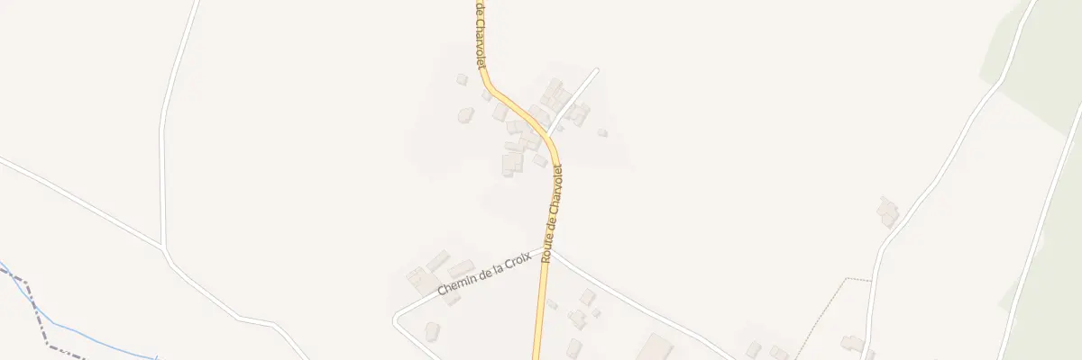 Plan du 1136 Rte de Charvolet à Izeron