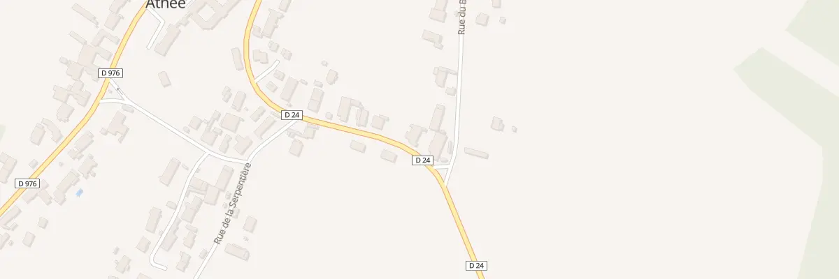 Plan du 21 Rue de la Saône à Athée