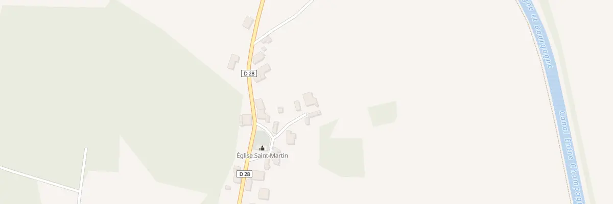 Plan du 1 Imp de l’Abreuvoir à Chaume-et-Courchamp